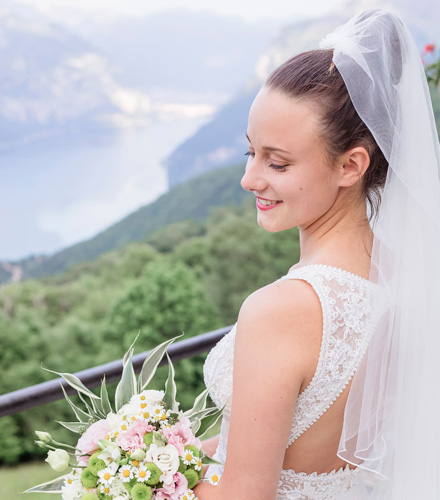 sposa Ristorante La Madonnina vista lago di Como